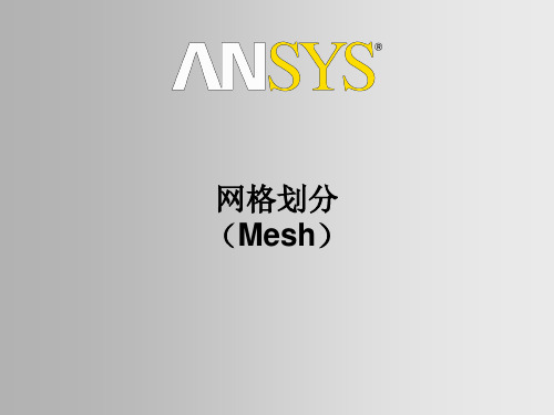 ansys_workbench_15.0_网格划分讲解