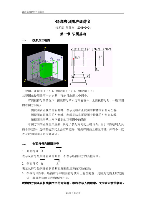 钢结构识图图集图标讲解