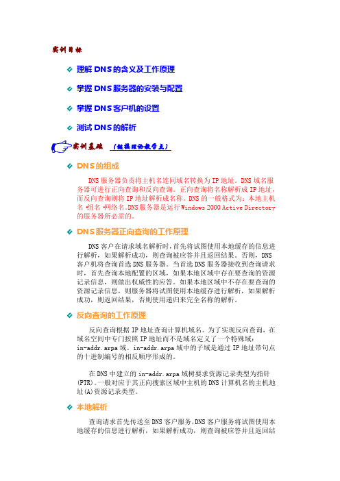 DNS服务器配置