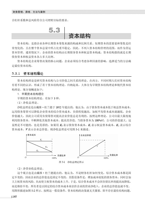 资本结构理论_财务管理：原理、方法与案例_[共4页]