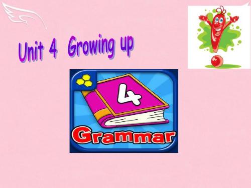 江苏省句容市后白中学九年级英语上册 Unit 4 Growing up Grammar课件 (新版)牛津版