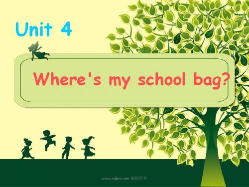 Unit 4 Where’s my schoolbag (Section A 2a-2d)