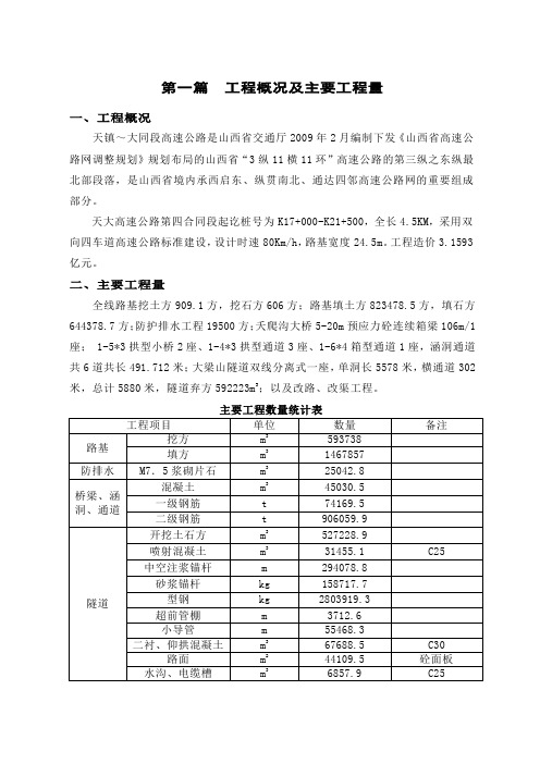 高速公路项目质量管理策划书