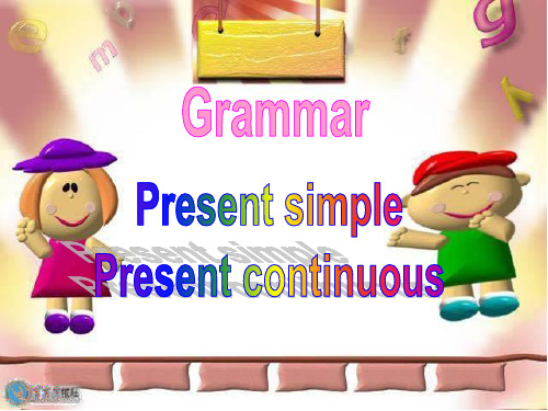 present simple&present continuous