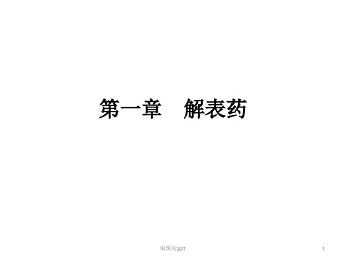 解表药-中药PPT课件