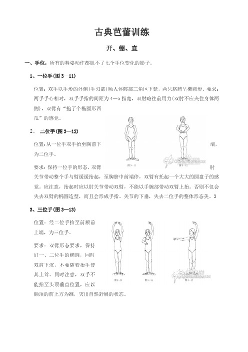 原创古典芭蕾舞姿训练