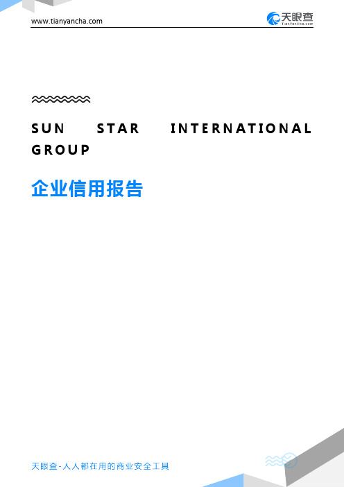 SUN STAR INTERNATIONAL GROUP企业信用报告-天眼查