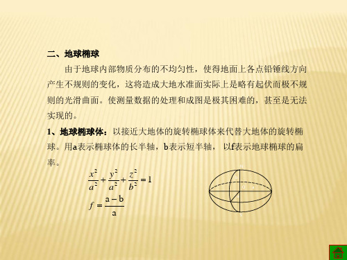 地球椭球与坐标系