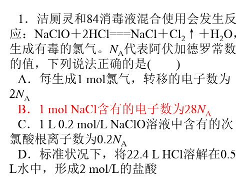 阿伏伽德罗常数(6)