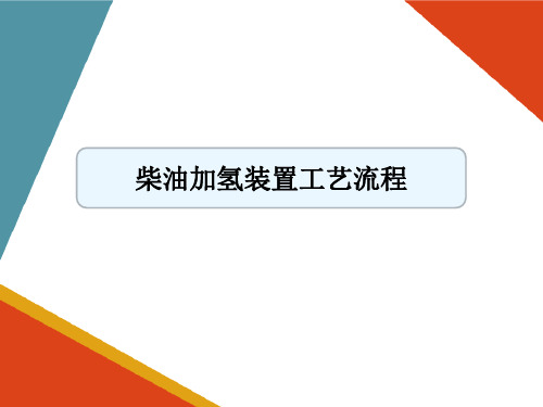 柴油加氢装置(汽柴油生产技术课件)