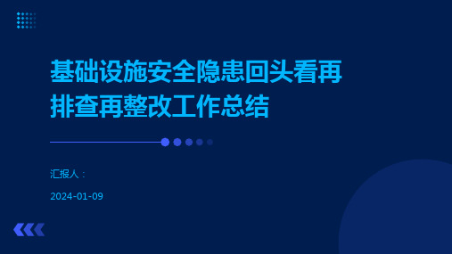 基础设施安全隐患回头看再排查再整改工作总结