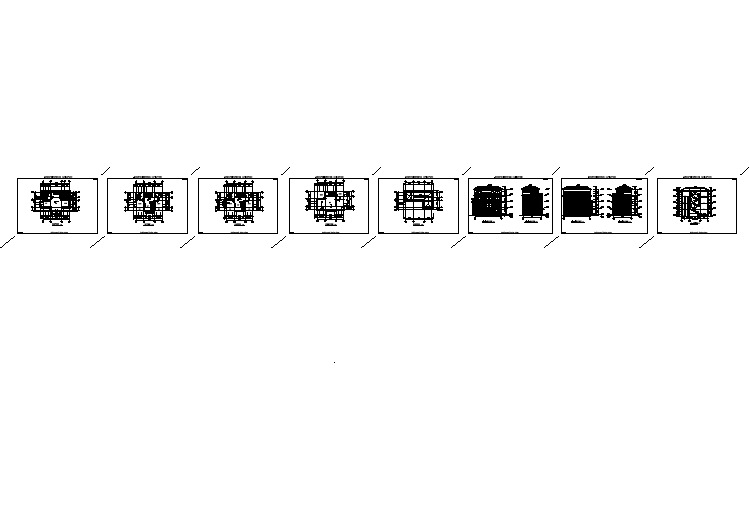 某地多层住宅建筑施工图纸（共8张）