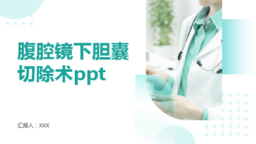 腹腔镜下胆囊切除术ppt