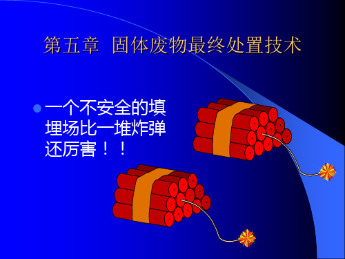 固体废弃物处理工程-第五章 填埋_1