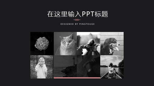 经典高级文艺矢量静态创业融资ppt模板