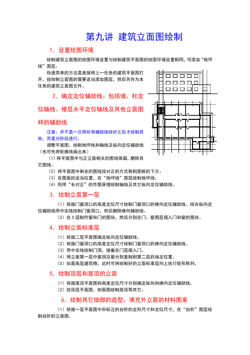 09 建筑立面图绘制