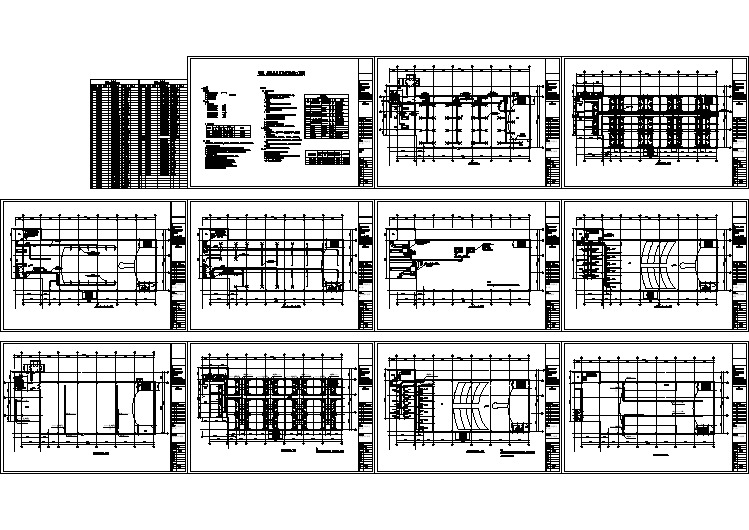 碧水云天项目整套通风空调cad设计布置施工图