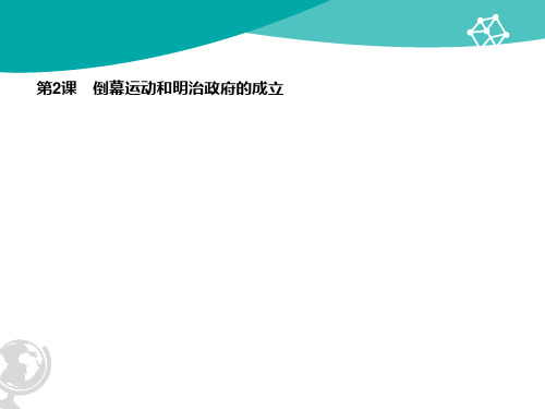 秋人教版高中历史选修一课件：8.2 倒幕运动和明治政府的成立