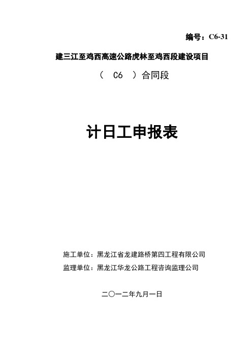 计日工-施工现场、驻地、生活区插彩旗(建鸡高速C6)