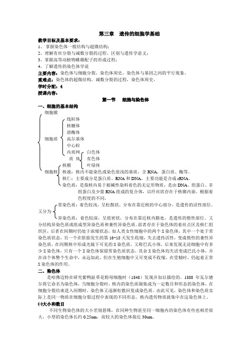 遗传的细胞学基础