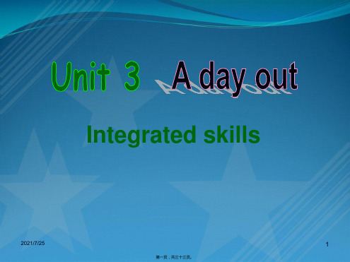 新译林 八级上U3 Integrated skills(共30张PPT)精品课件