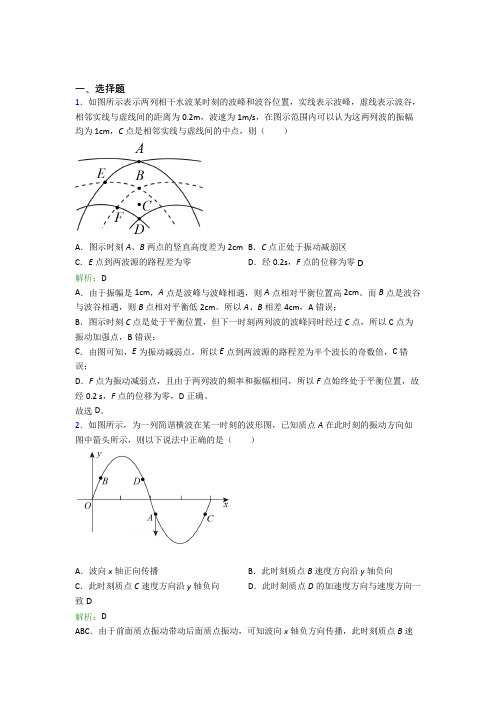 【单元练】高中物理选修1第三章【机械波】知识点总结(1)