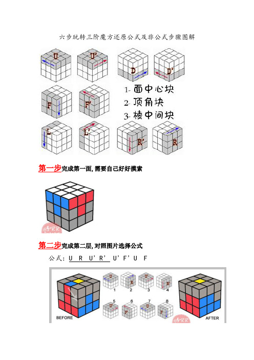 简单三阶魔方还原公式