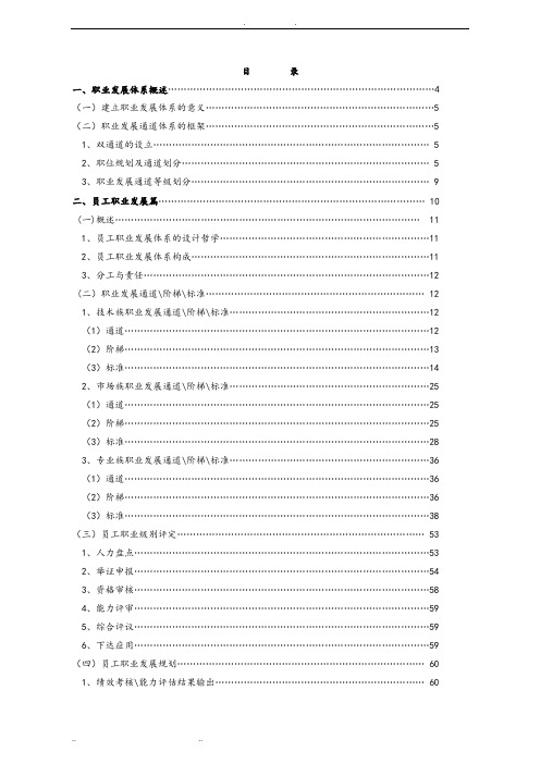 腾讯公司职业发展体系