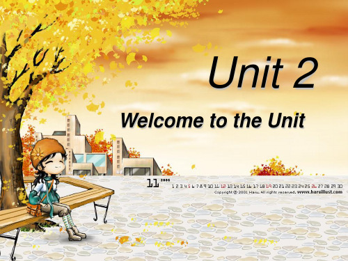 牛津译林版七年级英语下册Unit2 Welcome课件