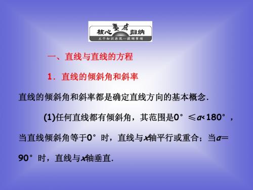 第一部分   第二章   章末小结    知识整合与阶段检测