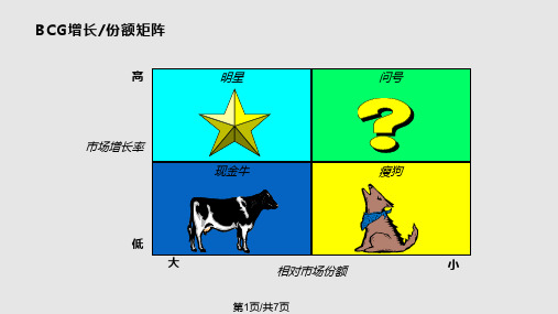 BCG矩阵分析法战略PPT教学课件