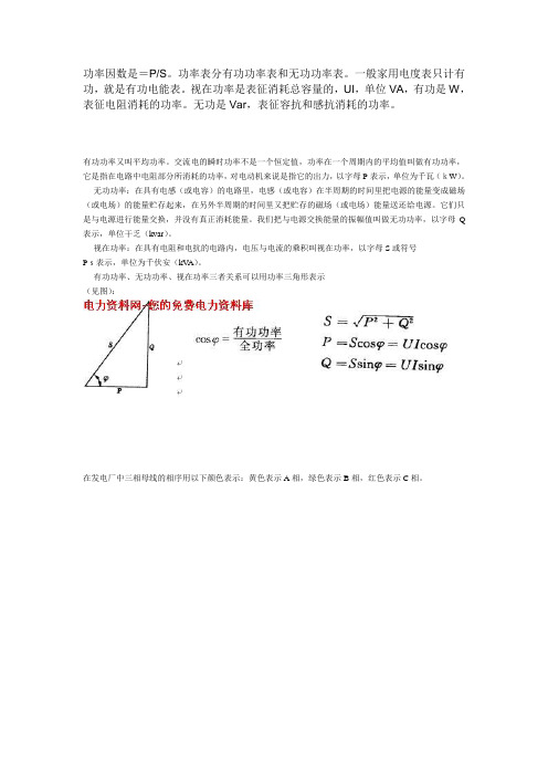 无功功率,有功功率,视在功率的区别是什么