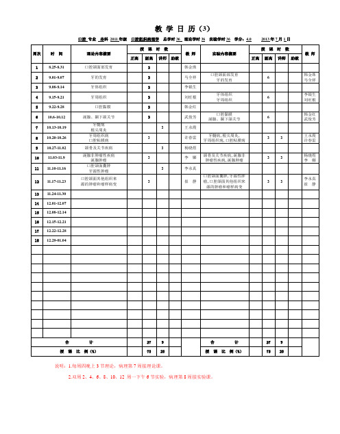 12-13(一)教学日历 - 新乡医学院欢迎您!