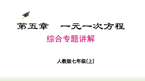 人教版(2024数学七年级上册第五章 一元一次方程 综合专题