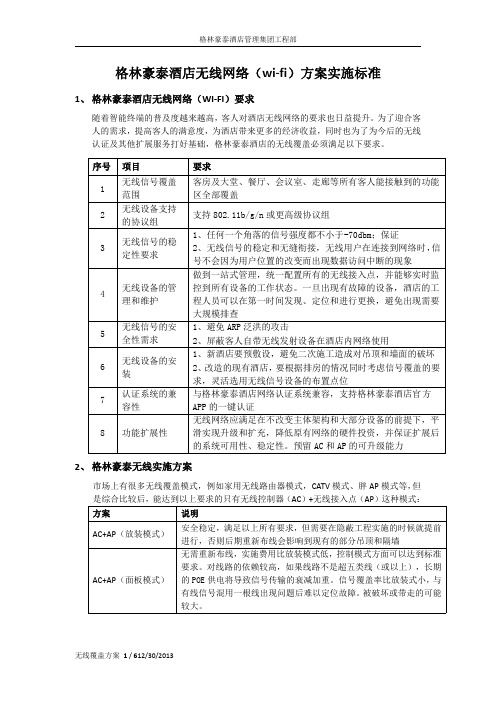 格林豪泰无线方案第二版