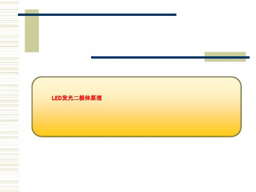 LED发光二极体原理