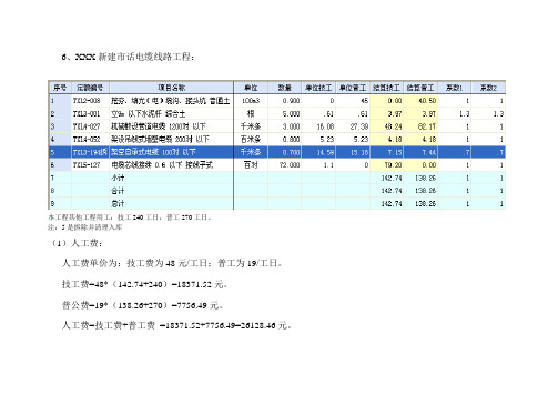 通信概预算(李立高版)第四章六题