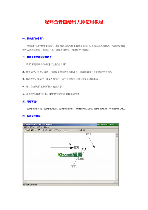 绿环鱼骨图绘制大师使用教程