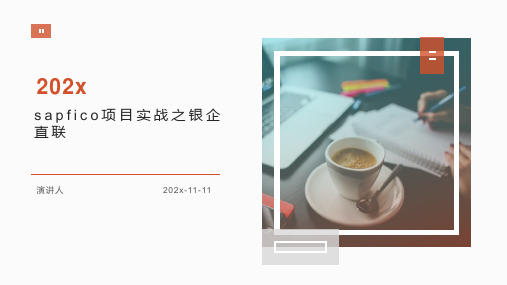 SAPFICO项目实战之银企直联PPT模板