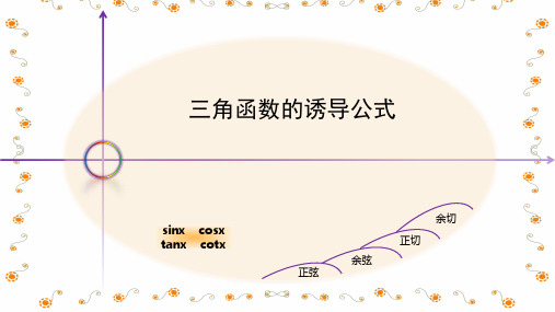 三角函数诱导公式教学课件