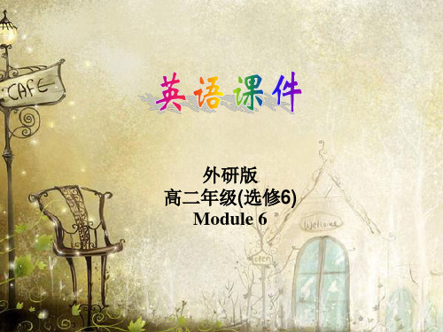 英语选修6Module 6课件 Reading and writing