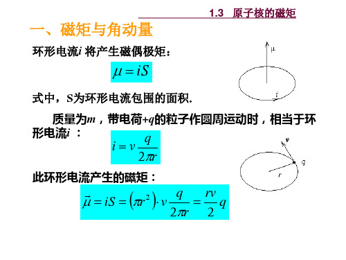 原子核的磁矩