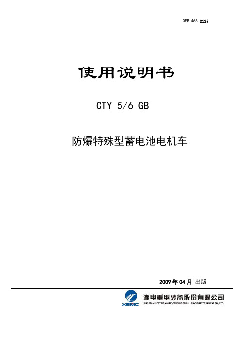 CTY5-6GB说明书(湘电)