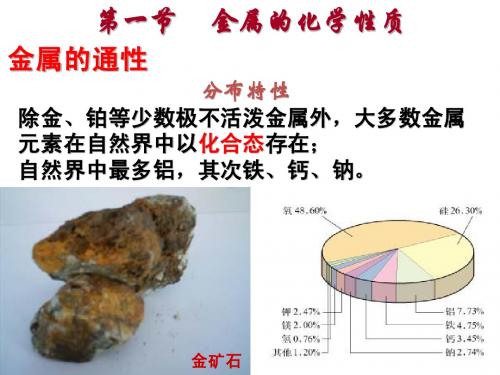 必修一第三章第一节《金属的化学性质》