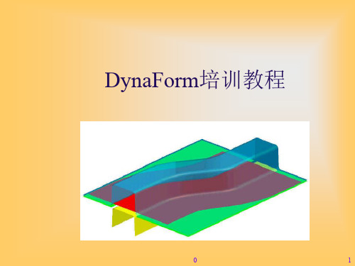 DynaForm培训教程 PPT课件共94页