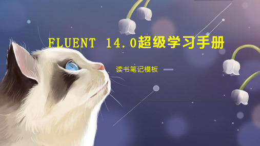 FLUENT 14 0超级学习手册