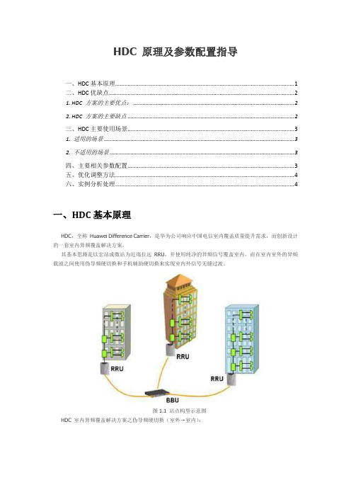 华为CDMA HDC原理及参数配置指导