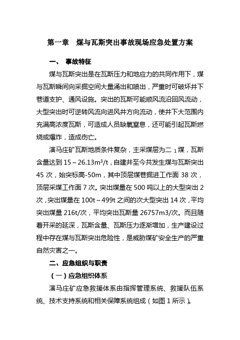 煤与瓦斯突出事故事故现场应急处置方案