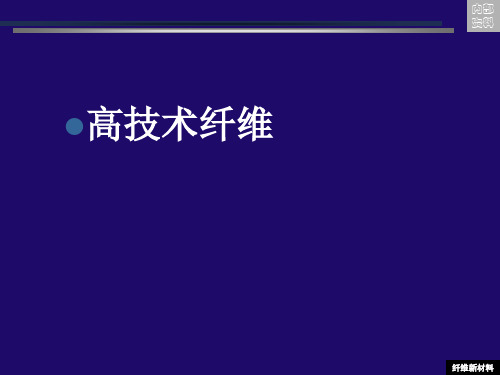 纤维新材料及应用-2高技术