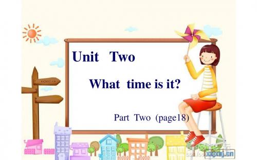 Unit 2 What  time is it  课件(23张PPT).  四年级英语(下)人教版